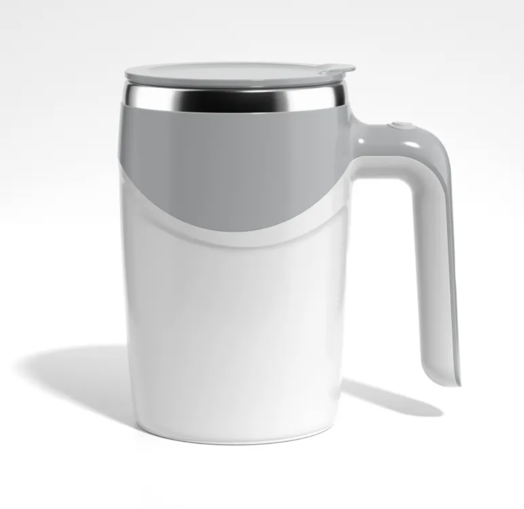 SwirlCup™ Magnetic Self-Stirring Mug NestWell