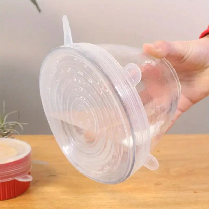 SnugSeal™ Silicone Stretch Lids (6-Piece Set) NestWell