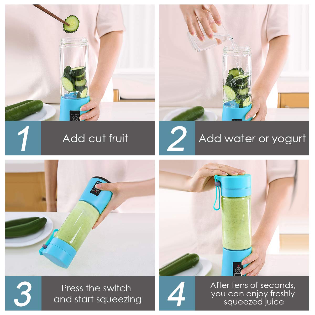 BlendGo™ Mini Portable USB Blender NestWell