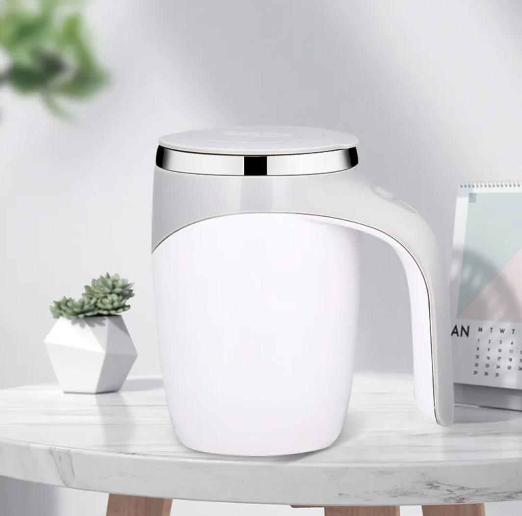 SwirlCup™ Magnetic Self-Stirring Mug NestWell