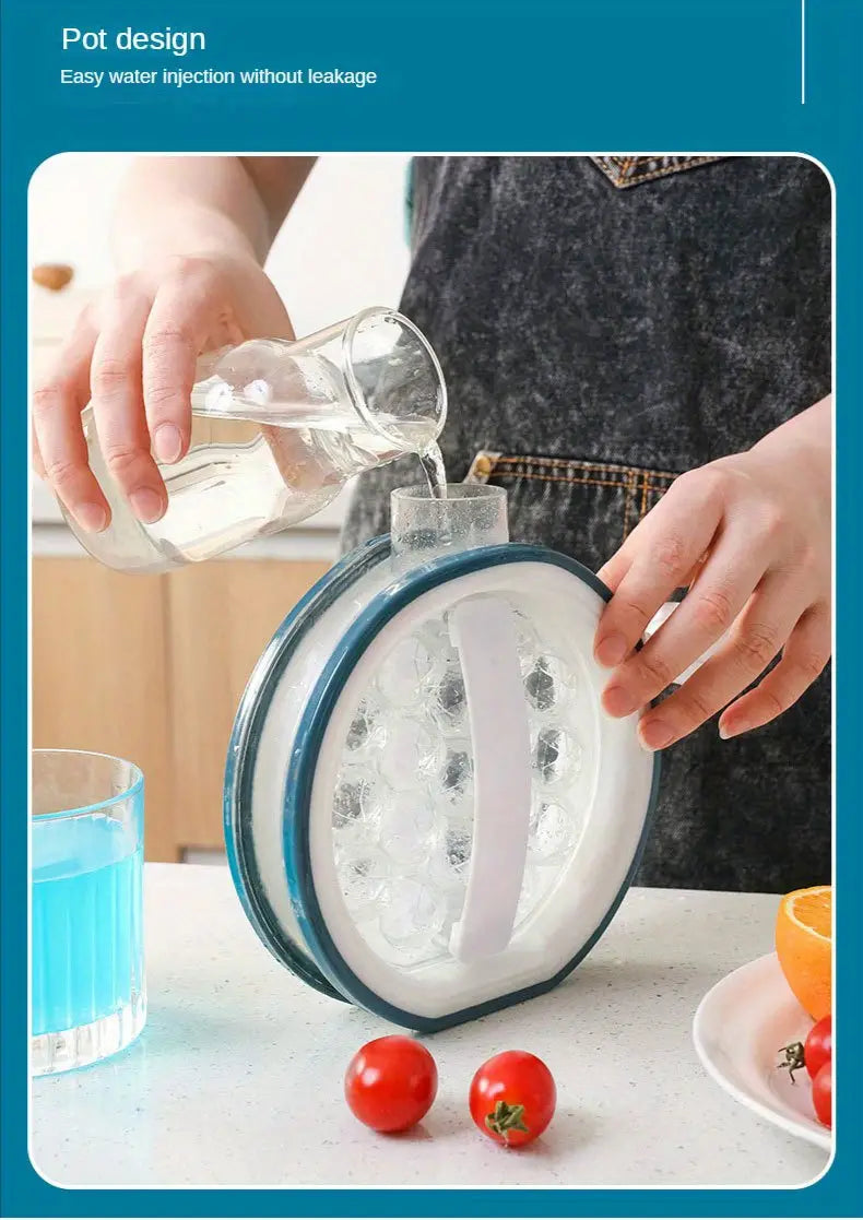 ChillCraft™ 2-in-1 Ice Ball Maker & Cold Water Pot NestWell