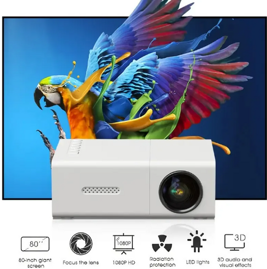 BeamCast™ Mini Portable LED Projector NestWell
