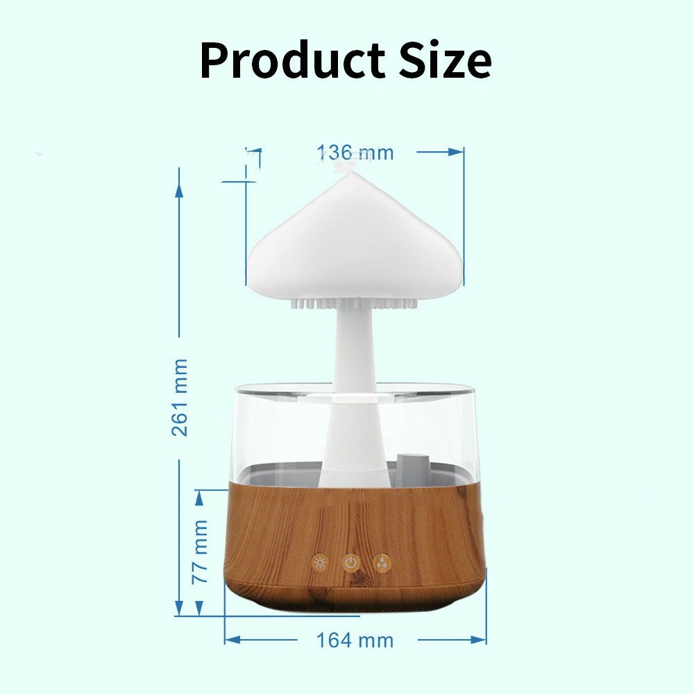 DreamMist™ Calming Cloud Rain Diffuser Humidifier NestWell