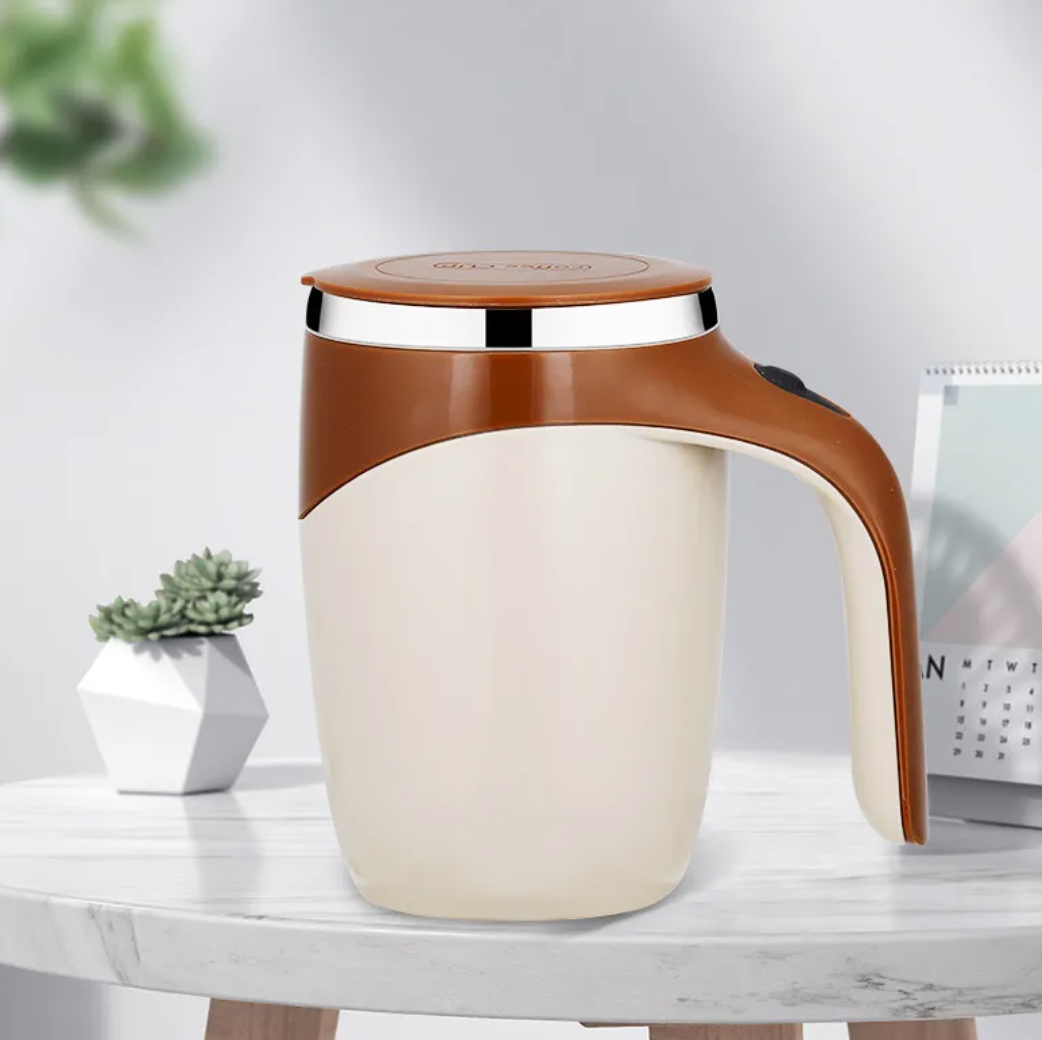 SwirlCup™ Magnetic Self-Stirring Mug NestWell